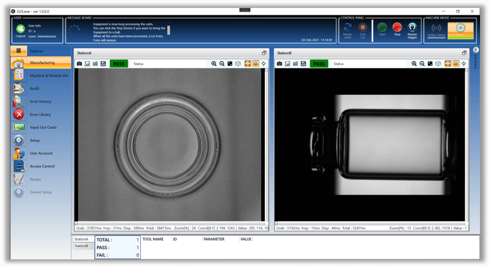 Artivus Vision Software (ArtiOptix)